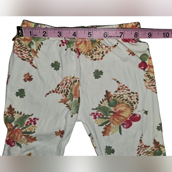 Burt's Bees Kids Boy Girl Thanksgiving Celebration Organic 2pc PJ Set Sz 3T - Picture 10 of 16